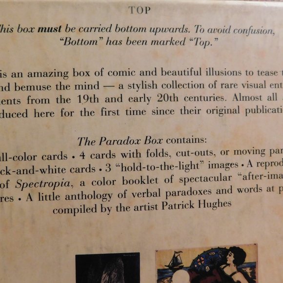 The Paradox Box Optical Illusions Puzzling Pictures Verbal Diversions - Picture 10 of 10